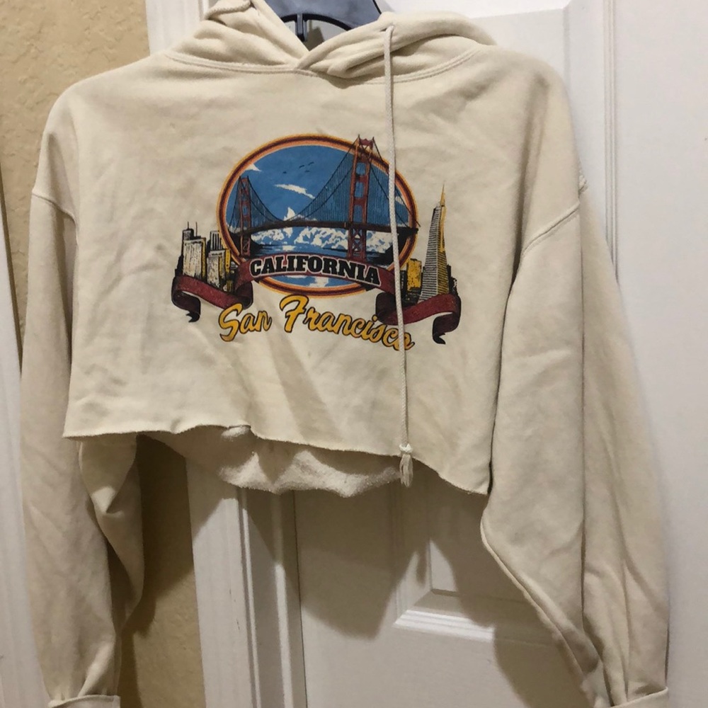 Cropped hoodie